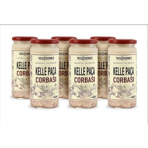 Kelle Paça Çorbası (480 ml, 6'lı paket) Veg&Bones
