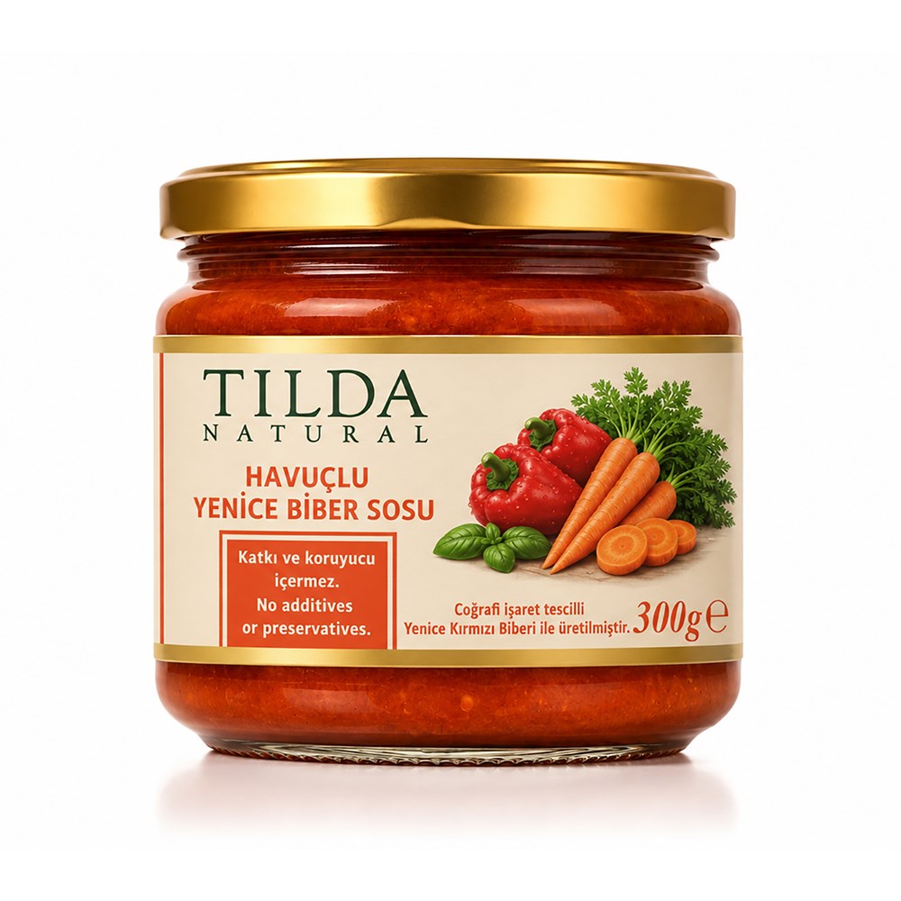 Kırmızı Biber Havuç Sosu (300 gr) Tilda