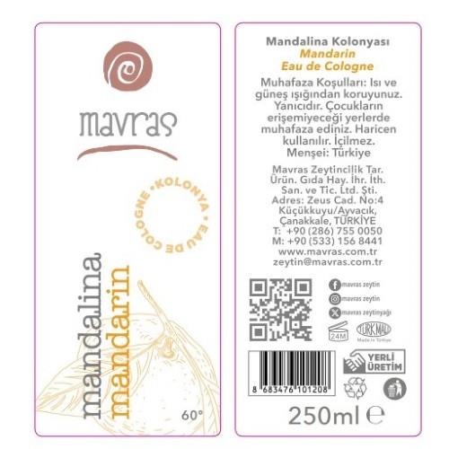 Mandalina Kolonyası (250 ml) Mavras