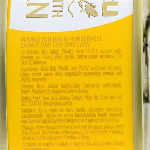 Mısırlı Ton Balığı (160 gr) Sasu