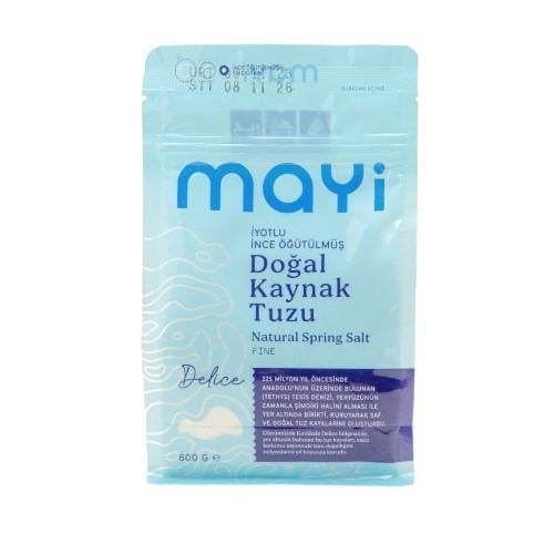 Öğütülmüş Sofra Tuzu, İyot İlaveli - Tuzluklu (250 gr) Mayi Tuz