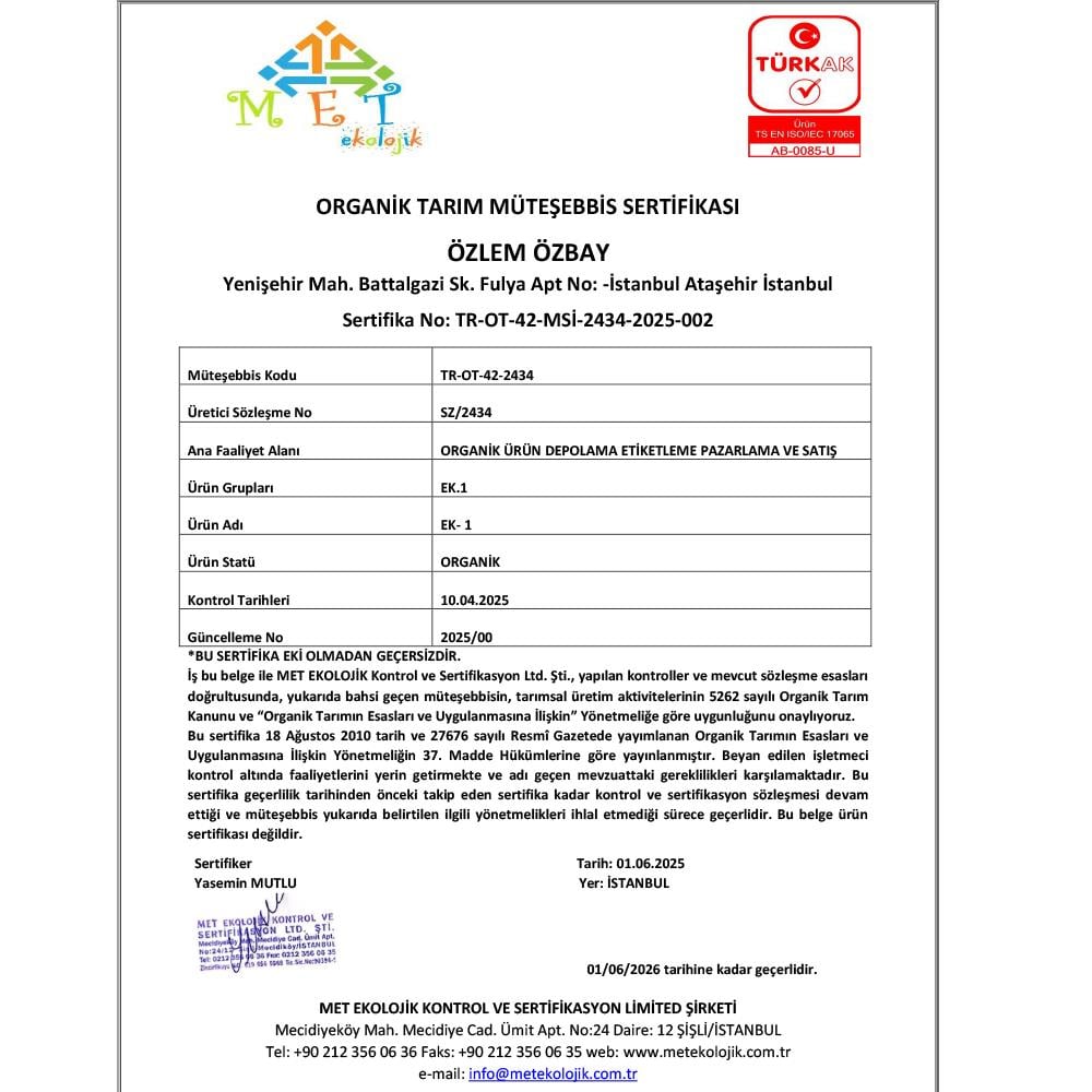 Organik Asma Yaprağı (300 gr) Green Apple