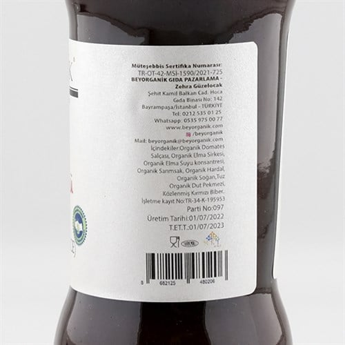 Organik Barbekü Sos (300 gr) Beyorganik