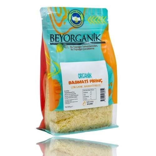 Organik Basmati Pirinç (500 gr) Beyorganik