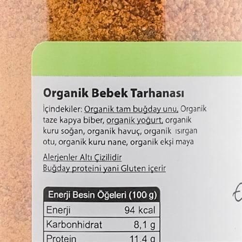 Organik Bebek Tarhanası (400 gr) OG