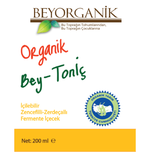 Organik Bey-Tonik Zencefil-Zerdeçallı (185 gr) Beyorganik