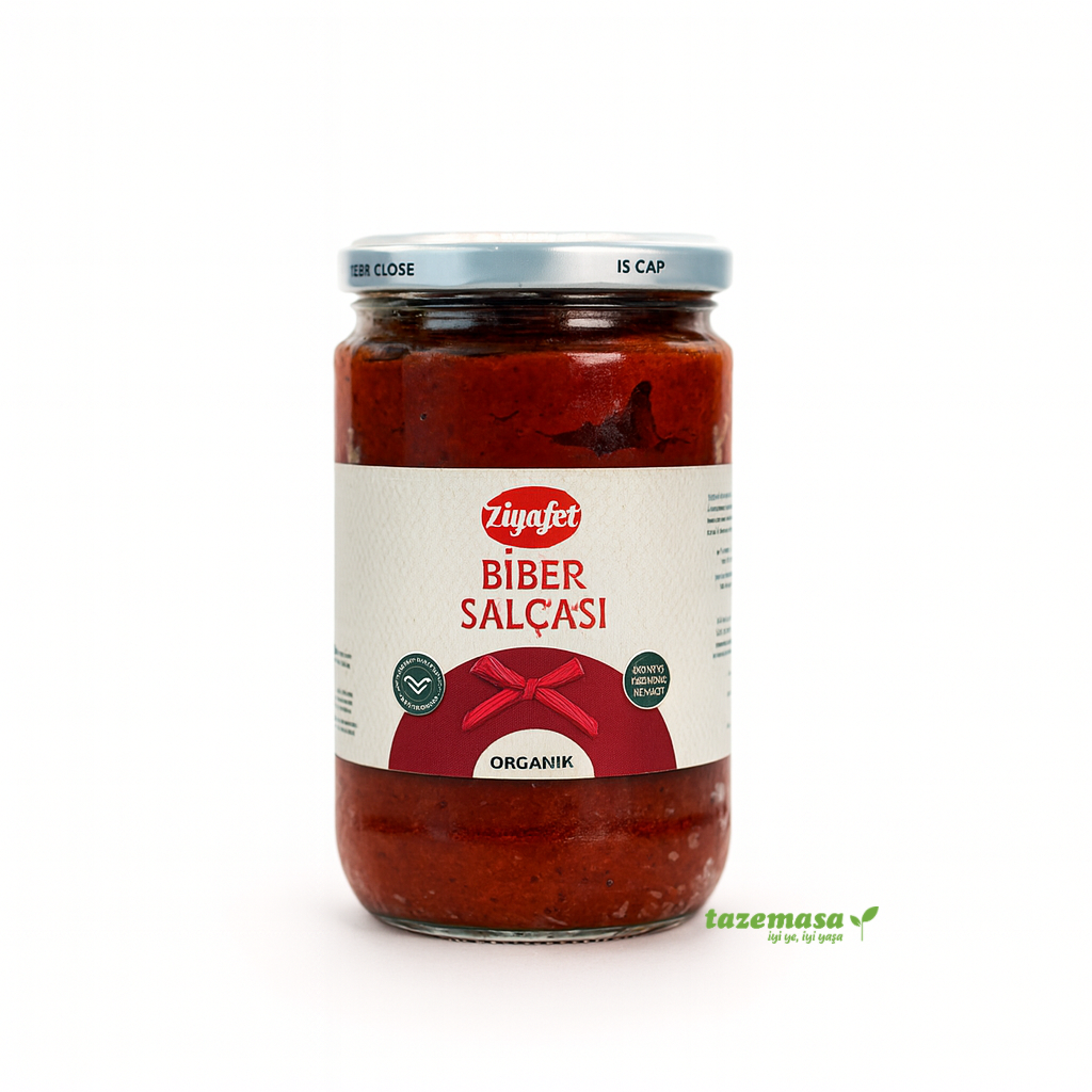Organik Biber Salçası (660 cc) Ziyafet