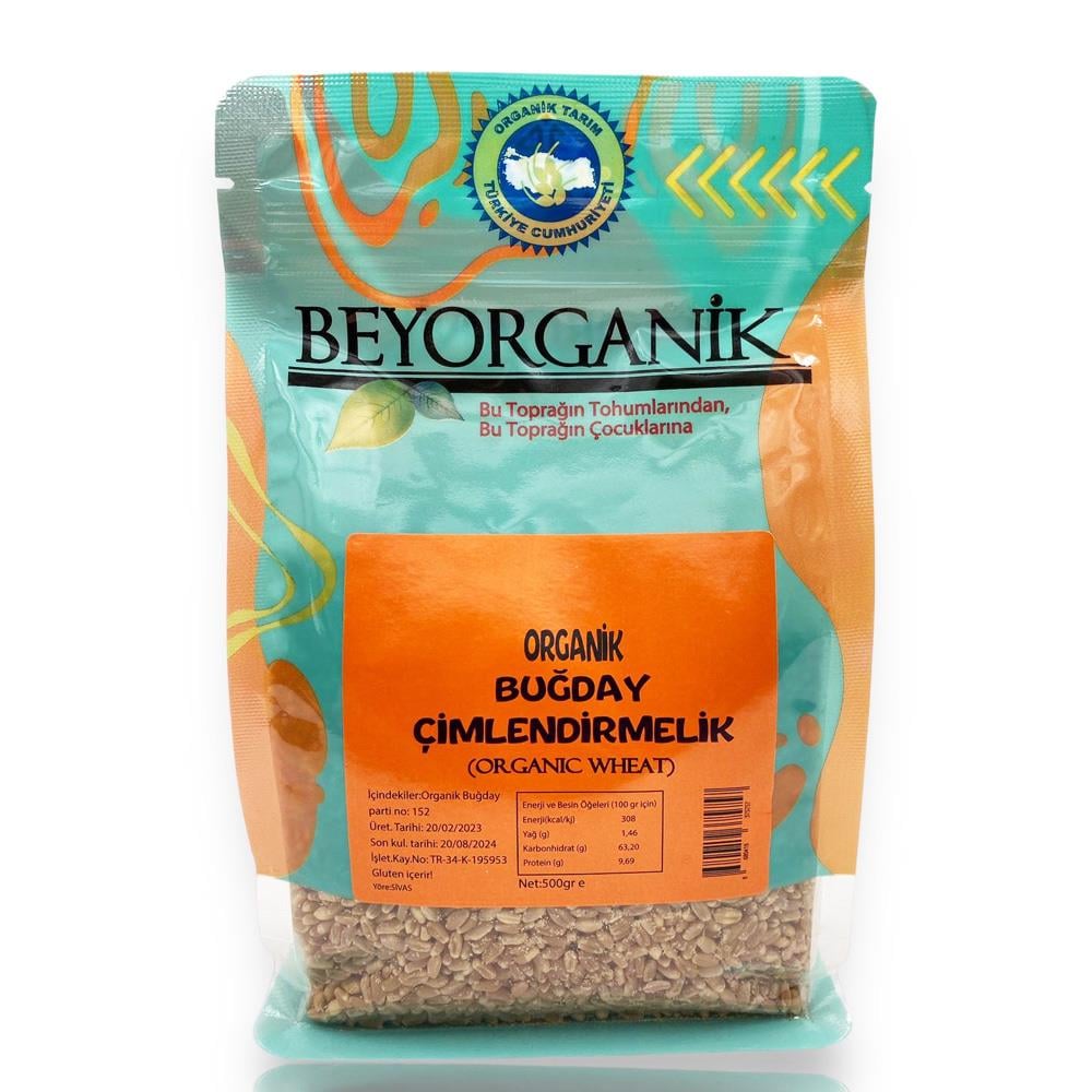 Organik Buğday Çimlendirmelik (500 gr) Beyorganik