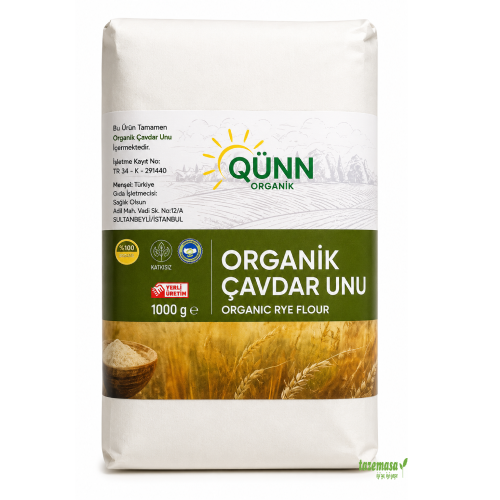 Organik Çavdar Unu (1000 Gr) Qünn