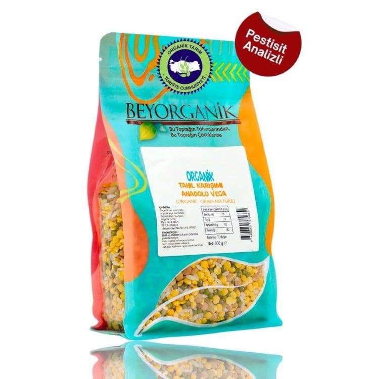 Organik Çorbalık Tahıl Karışımı-Anadolu-Vega (500 gr) Beyorganik(Pestisit ve Aflatoksin Analizli)