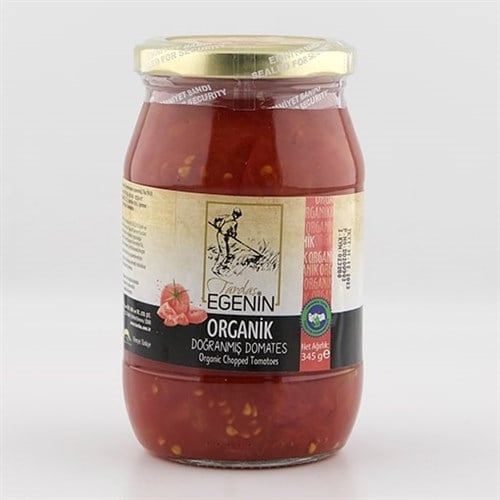 Organik Doğranmış Domates (345 gr) Egenin