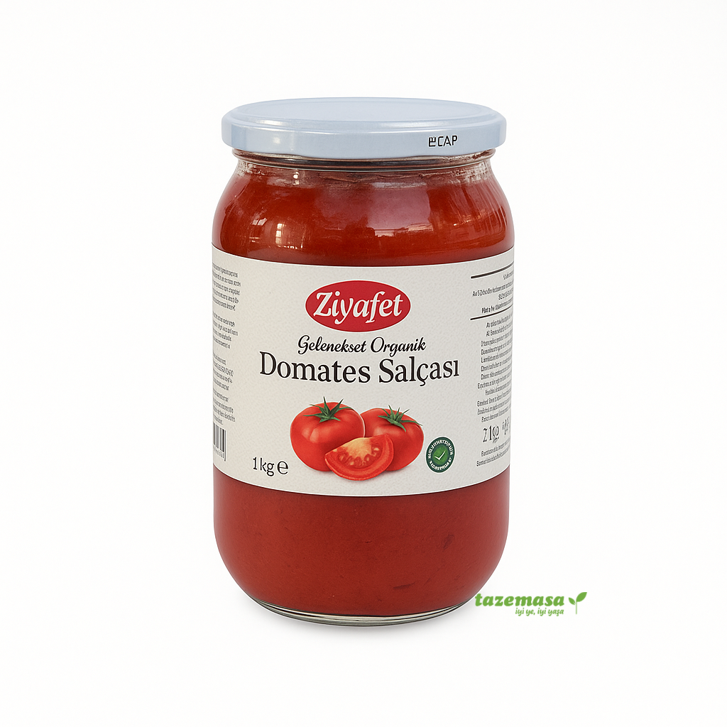 Organik Domates Salçası (660 cc) Ziyafet
