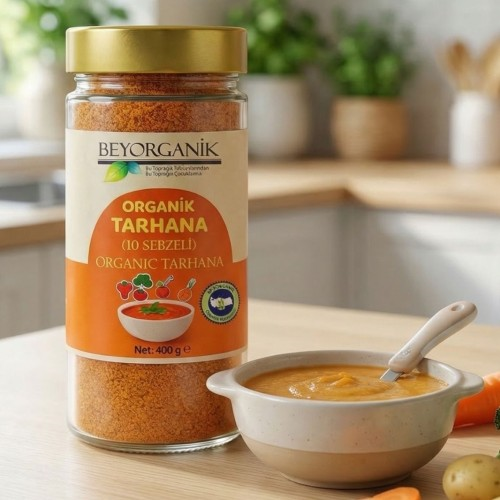 Organik Ek Gıda Tarhanası,10 Sebzeli (400 gr) Beyorganik
