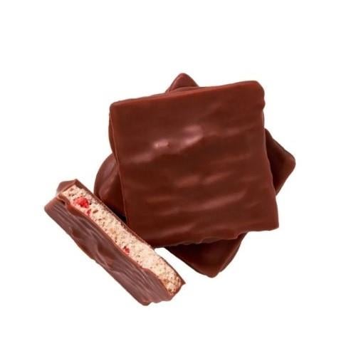 Organik Fındık ve Çilek Dolgulu Sütlü Çikolata (85 gr) Jovia