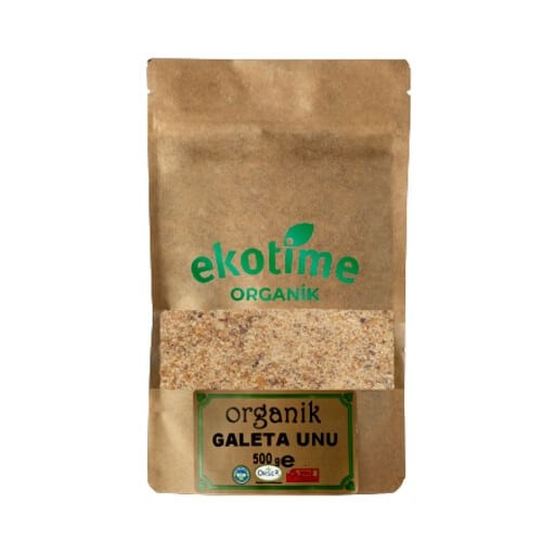 Organik Tam Buğdaylı Galeta Unu (500 gr) Ekotime