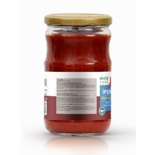 Organik Glutensiz Biber Salçası Tuzsuz (610 gr) Ekoloji Market