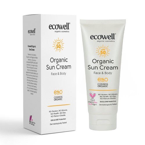 Organik Güneş Kremi 50 SPF (110 gr) Ecowell
