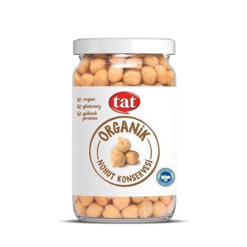 Organik Haşlanmış Nohut Konservesi (720 gr) Tat
