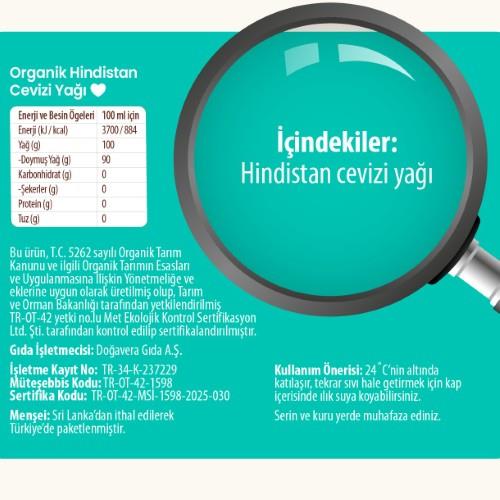 Organik Hindistan Cevizi Yağı-Soğuk Sıkım, weFOOD (150 ml)