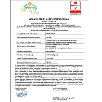 Organik İncir (500 gr) Organicasa