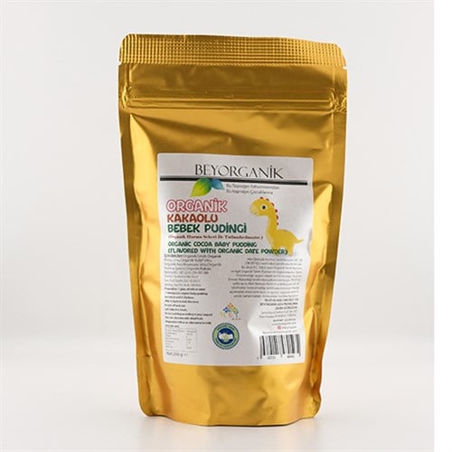 Organik Kakaolu Bebek Pudingi (200 gr) Beyorganik(Pestisit ve Aflatoksin Analizli)
