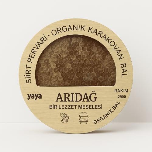 Organik Karakovan Petek Bal (600 gr) Arıdağ