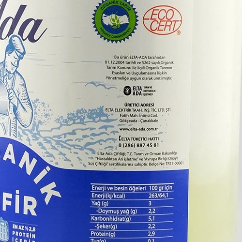 Organik Kefir (1 litre) Ada