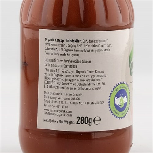 Organik Ketçap - Tatlı (280 gr) Essen