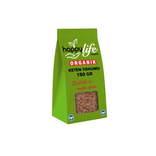 Organik Keten Tohumu (150 gr) Happy Life