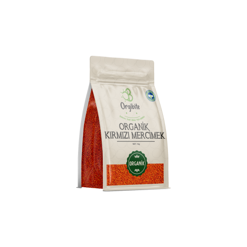 Organik Kırmızı Mercimek (1 kg) Orgibite