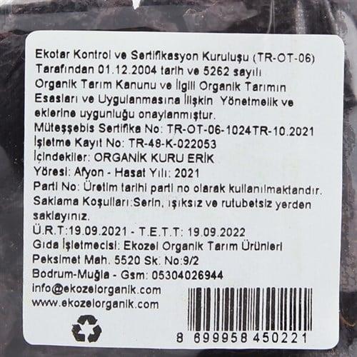 Organik Kuru Erik (250 gr), Ekozel