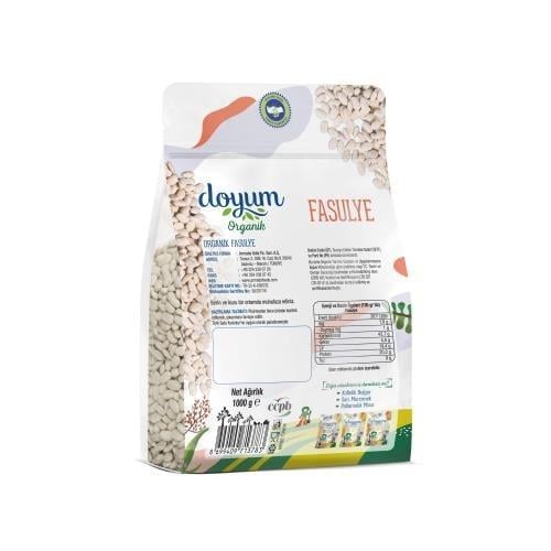 Organik Kuru Fasulye (1 kg) Doyum