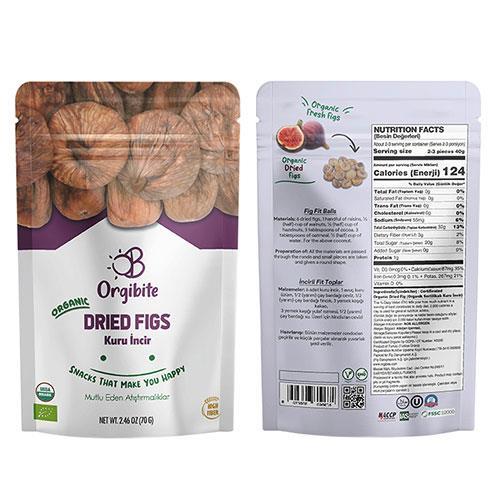 Organik Kuru İncir (70 gr) Orgibite