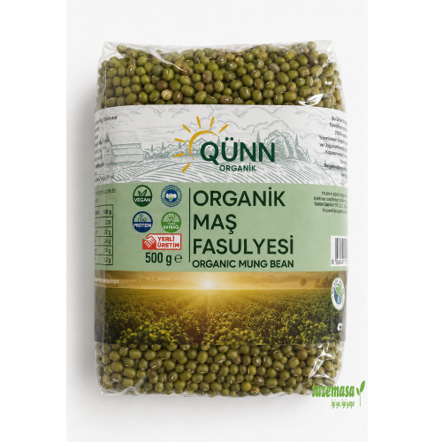 Organik Maş Fasulyesi (500 Gr) Qünn