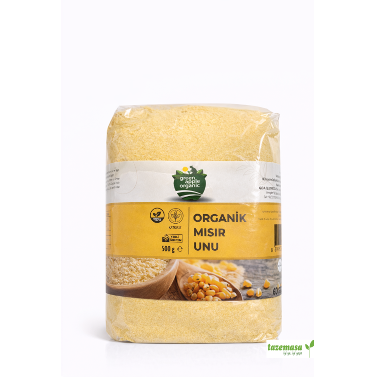 Organik Mısır Unu ( 500 Gr ) Green Apple