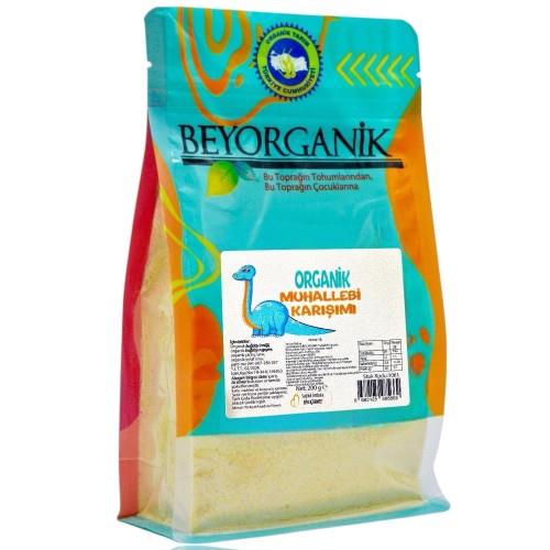 Organik Muhallebi Karışımı (200 gr)  Beyorganik(Pestisit ve Aflatoksin Analizli)