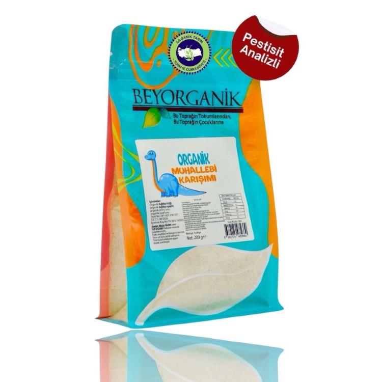 Organik Muhallebi Karışımı (200 gr)  Beyorganik(Pestisit ve Aflatoksin Analizli)