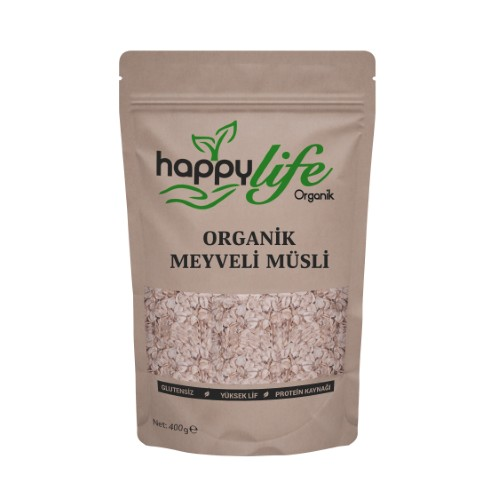 Organik Müsli (400 gr) Happy Life