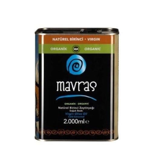 Organik Natürel Birinci Zeytinyağı, Soğuk Sıkım (2 lt) Mavras