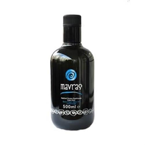 Organik Natürel Sızma Zeytinyağı, Erken Hasat, Soğuk Sıkım (500 ml) Mavras