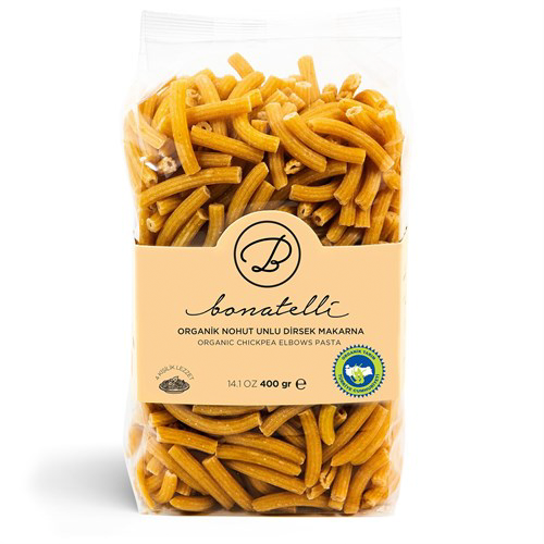 Organik Nohut Unundan Dirsek Makarna (400 gr) Bonatelli
