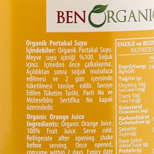 Organik Portakal Suyu (946 ml) Benorganic
