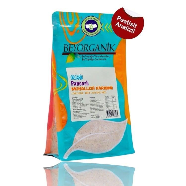 Organik Probiyotikli Pancarlı Muhallebi Karışımı (160 gr) Beyorganik