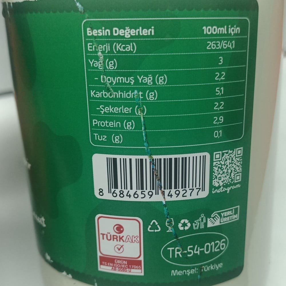 Organik Sade Kefir (1lt) MOO