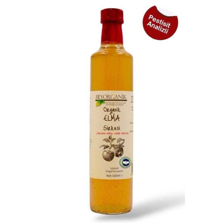 Organik Sirke Elma (500 ml) Beyorganik(Pestisit ve Ağır Metal Analizi)