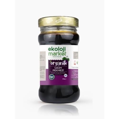 Organik Soğuk Sıkım Üzüm Pekmezi (380 gr) Ekoloji Market
