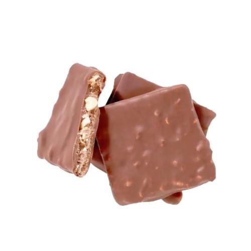 Organik Sütlü Çikolata Bites, Fındık ve Antep Fıstık Dolgulu (85 gr) Jovia