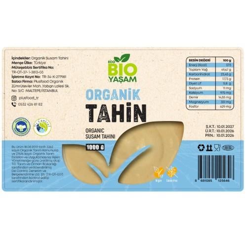 Organik Tahin (1 Kg) Bio Yaşam
