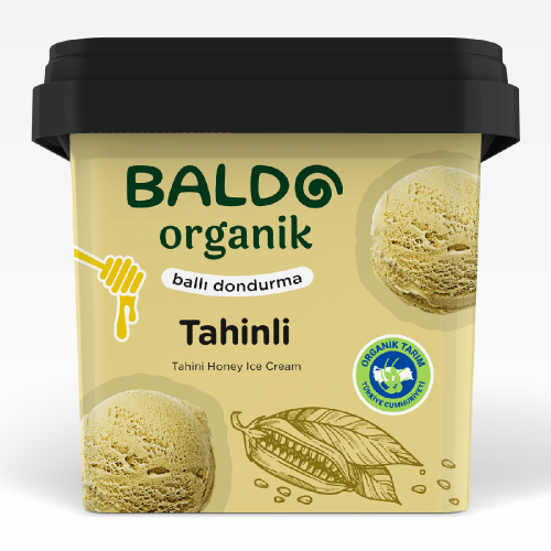 Organik Tahinli Dondurma (400 gr) Baldo