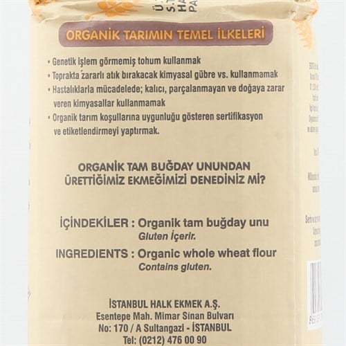 Organik Tam Buğday Unu (1 kg) İhe
